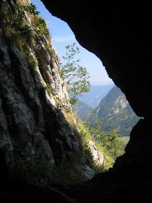 Blick aus dem Cellonstollen