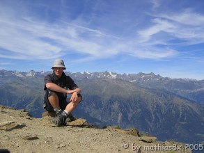 Auf dem Hirzer in Sued-Tirol