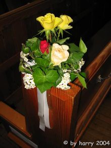 Kirchenschmuck in der Stadtkirche