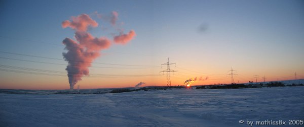 Kuehlwolke ueber Neckarwestheim