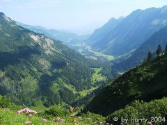 Stillachtal von oben